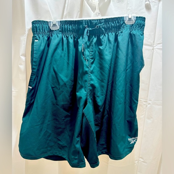 Reebok Dark Teal Sports Shorts - Picture 1 of 4